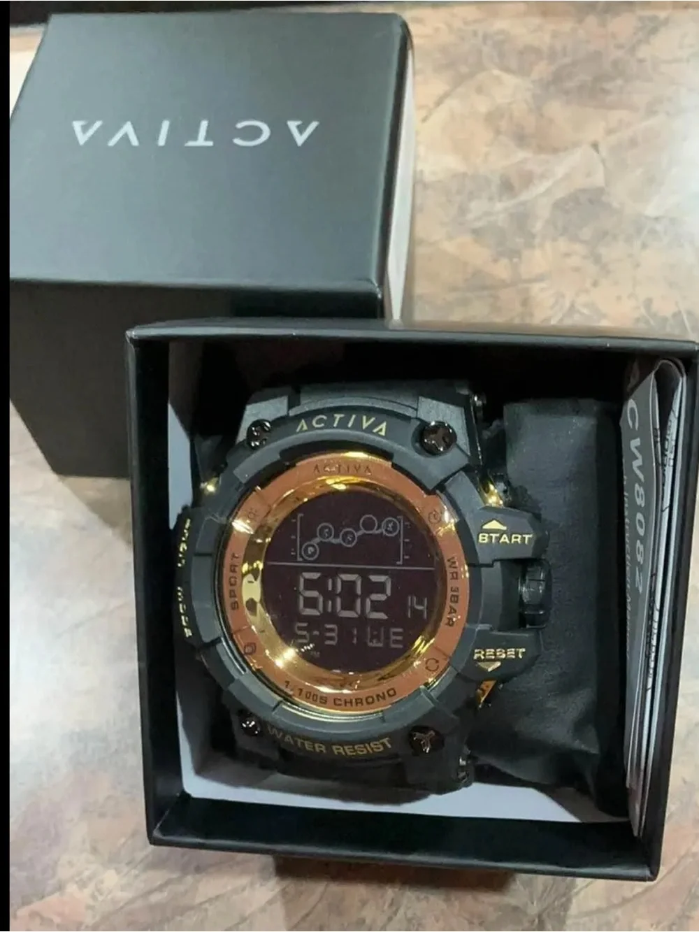 ACW8082-008 - Activa X Invicta Digital Unisex Watch - 50mm, Black